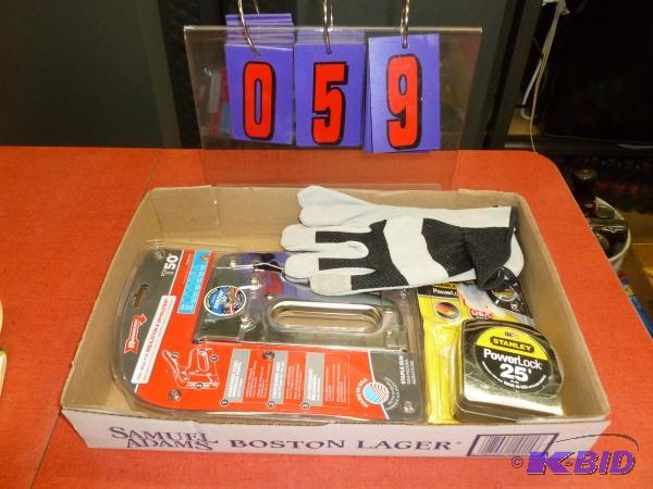 Flat of arrow stapler and t 50 staples, 25 t...