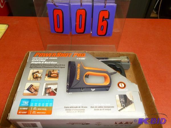 Power shot pro electric stapler and nail gun ...