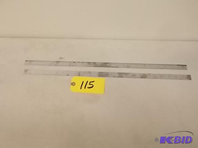 lot 115 image: (2) 24" Rulers, New...
