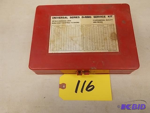 lot 116 image: Universal Series O-Ring Service Kit...