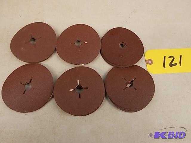 lot 121 image: (27) 4" Sanding Discs, 100 Grit...