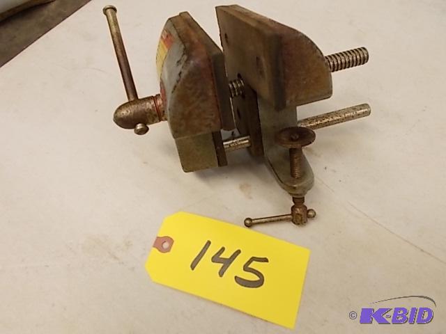 lot 145 image: Stanley wood Workers Vise, No. 700...