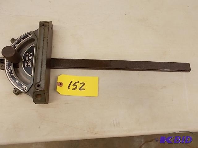 lot 152 image: Miter Gauge, 18" x 1 14"...