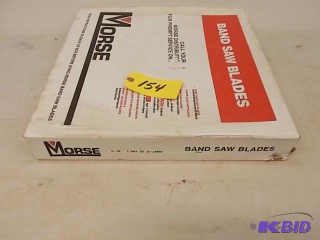 lot 154 image: Morse Band Saw Blade, 10 x 1.083, 35 1014, ...