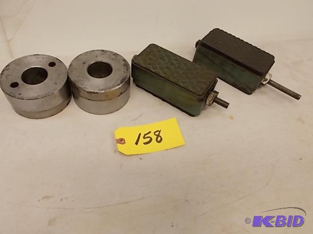 lot 158 image: Leveling Pads & H.D. Rings...
