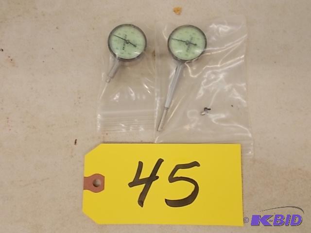 lot 45 image: (2) Federal Dial Indicators, New...
