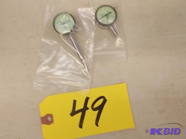 lot 49 image: (2) Federal Dial Indicators, New...