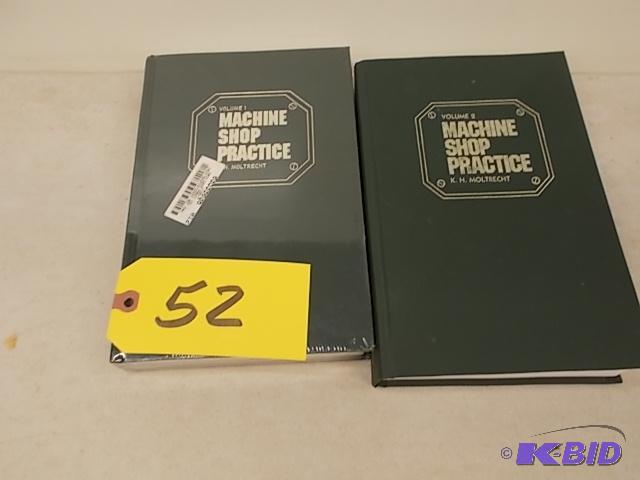 lot 52 image: Machine Shop Practice Books, Vol 1 & 2...