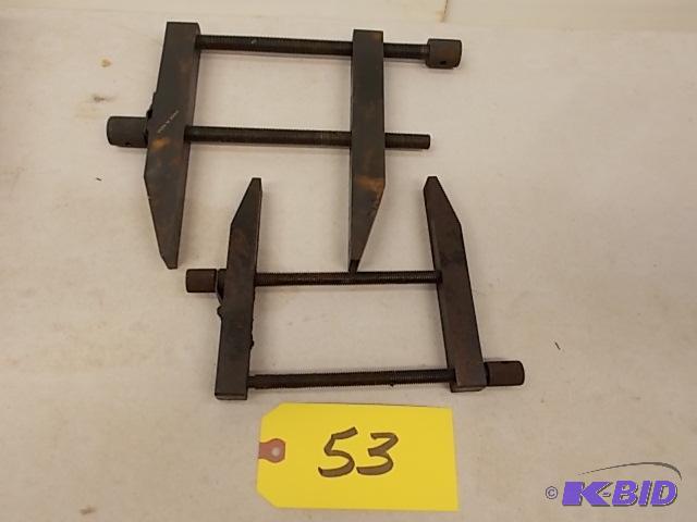 lot 53 image: Adjustable Parallel Clamps, 5" & 6&q...