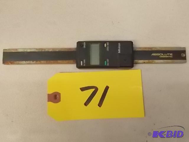 lot 71 image: Mitutpyo Digital Quill Scale...