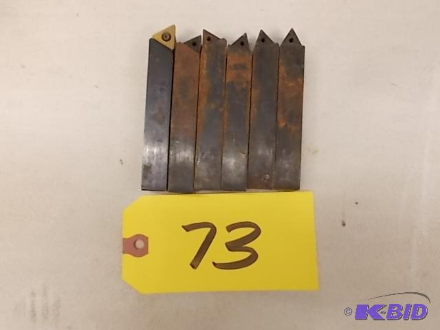 lot 73 image: (6) 58" Indexable Tool Holders...