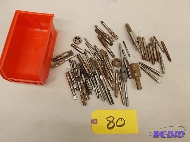 lot 80 image: Asstd Taps, Dies, & Holders...