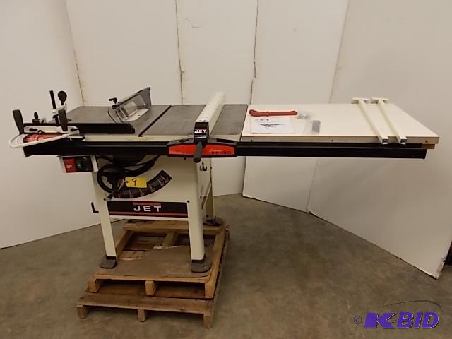 lot 9 image: Jet 10" Super Saw, Tilting Arbor, Slidin...
