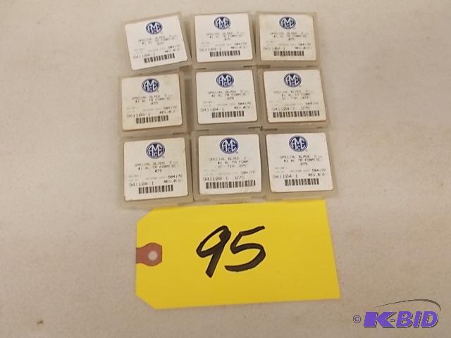 lot 95 image: (9) 2 pks. Allied Machine 941104-1 Spade Dril...