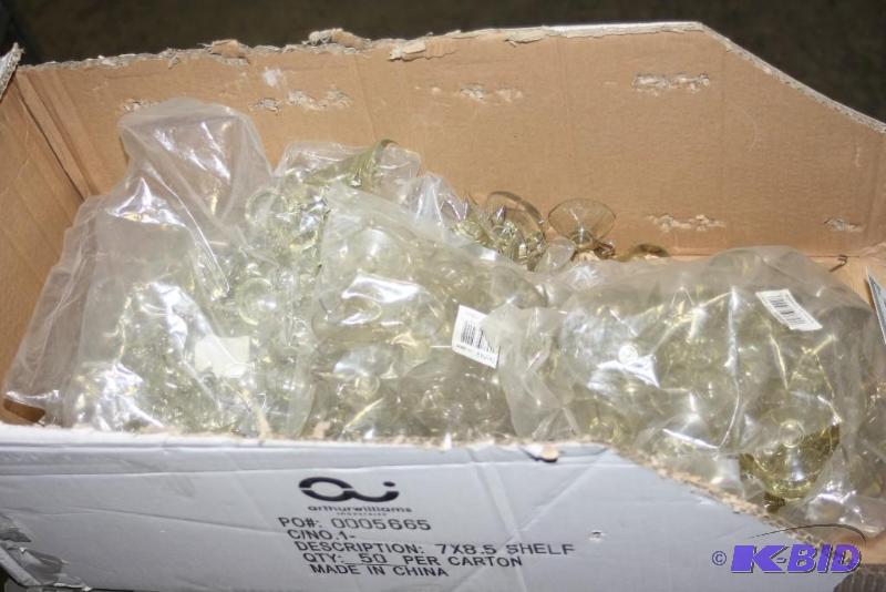 lot 10 image: Box Lot Including Bags of Suction Cups wMetal Wire Hangers.