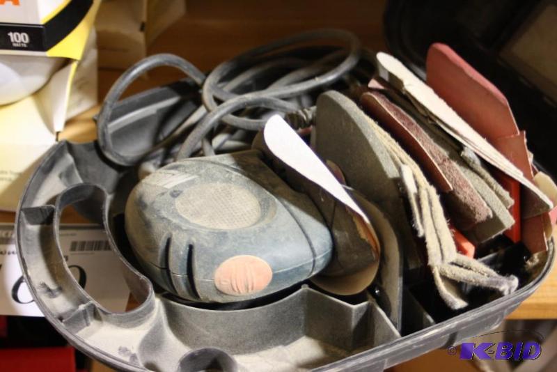 lot 161 image: Black & Decker Mouse Sander MS500 .5A 120V Type 1 60 HZ OPM 11,000Min.