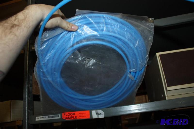 lot 34 image: Polythene Tubing 6mm I.D. x 1mm Blue.