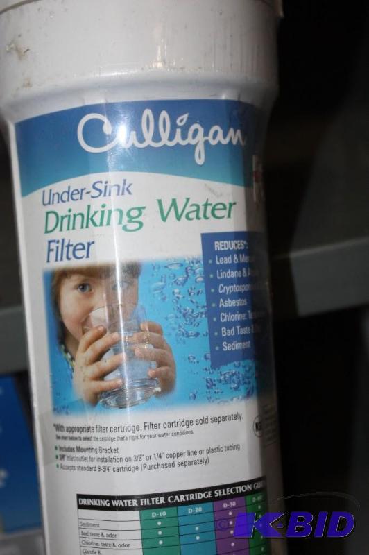 lot 38 image: Under-Sink Culligan Drinking Water Filter Reduces Multiple Contaminants & Bad Flavor.