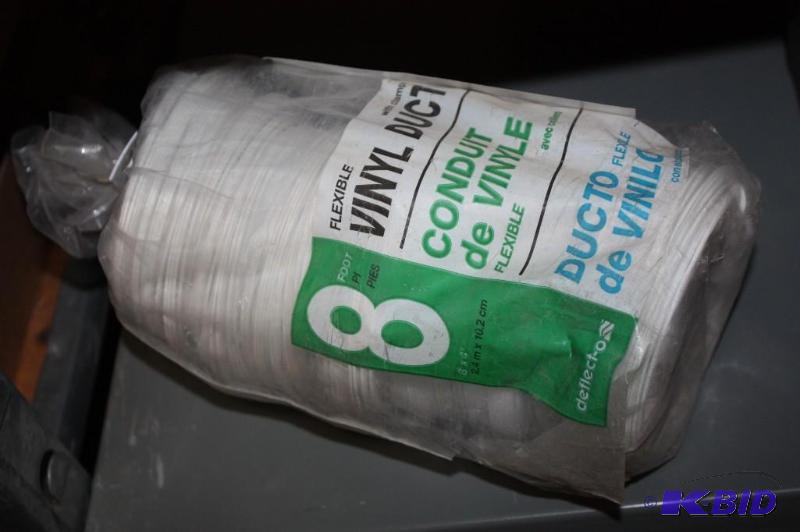 lot 44 image: Vinyl Ducting Flexible 8 Ft Deflect-O Ducto Flexile.