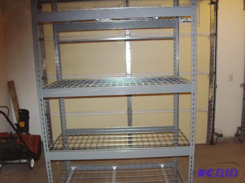 lot 16 image: Metal Racking Medium duty 48" wide x 24...