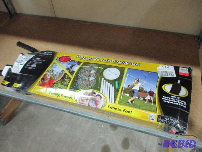 lot 101 image: volleyballbadminton set...