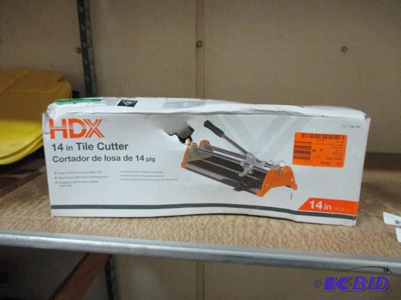 lot 19 image: 14" tile cutter...