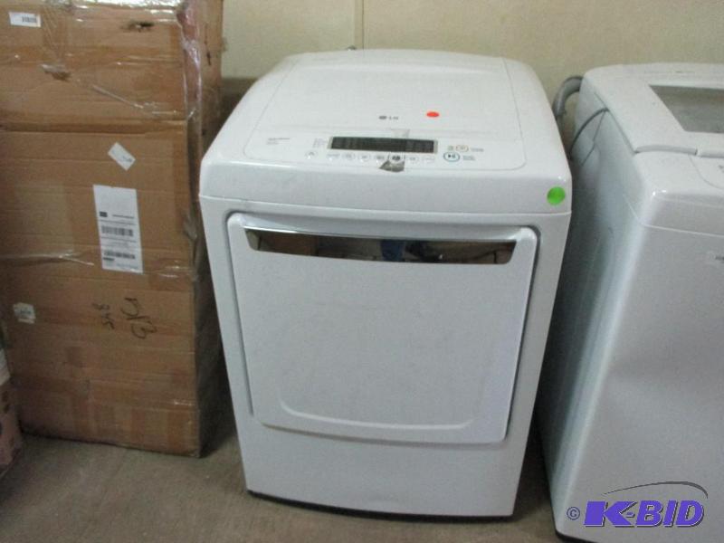 lot 2 image: LG DLG1102W, LG 7.3 Cu. Ft. 9-Cycle Gas Dryer...