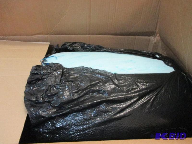 lot 24 image: King memory foam topper...