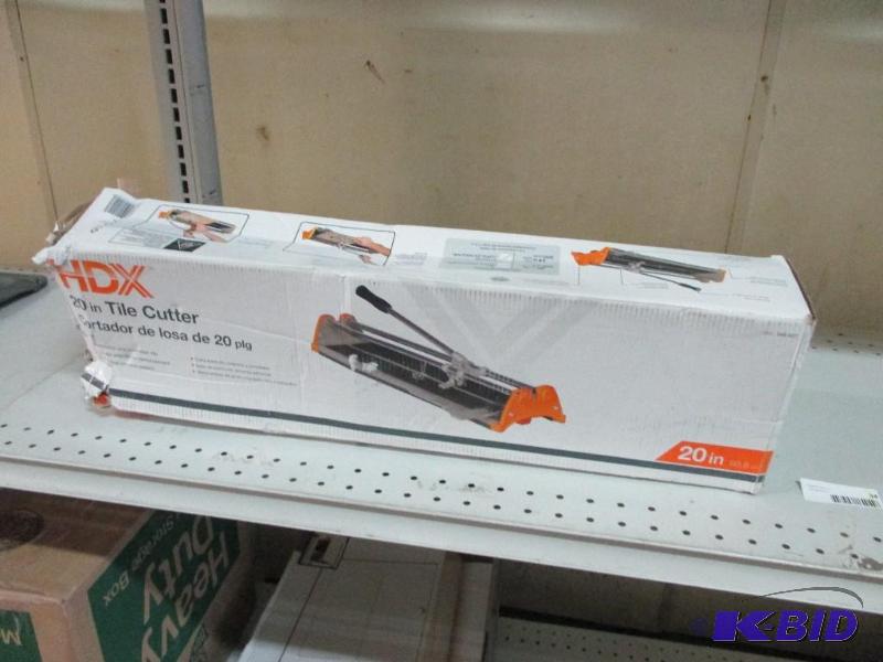 lot 34 image: 20" tile cutter...