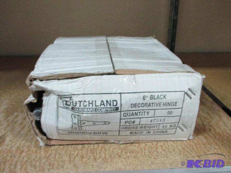 lot 63 image: Box of new hinges...