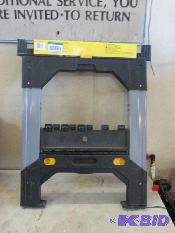 lot 72 image: Dewalt sawhorse...