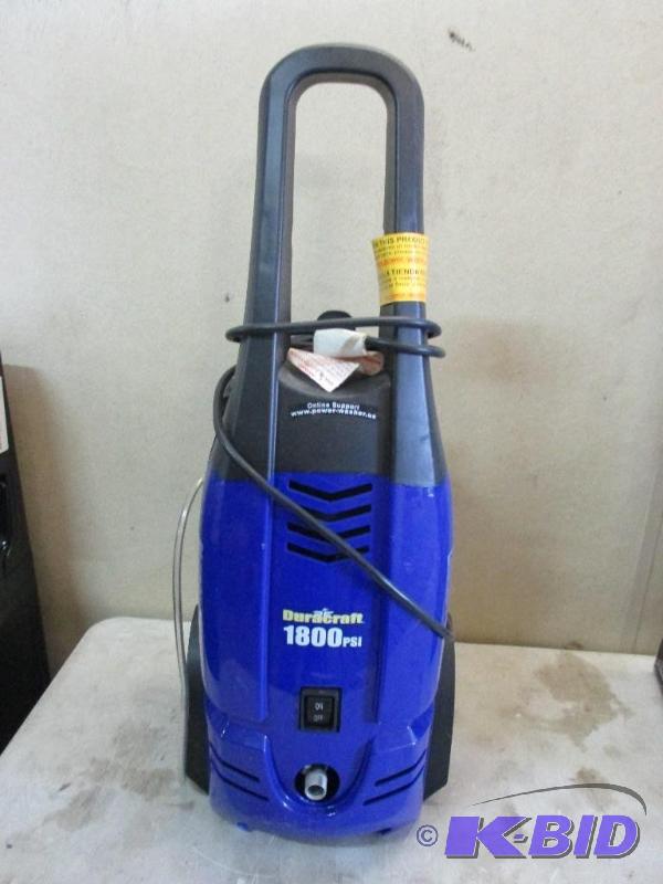 lot 89 image: Duracraft 1800 psi pressure washer body...
