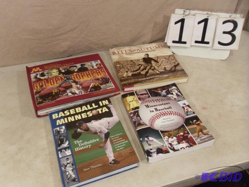 lot 113 image: Lot of Assorted Collector Books. Minnesota Ba...