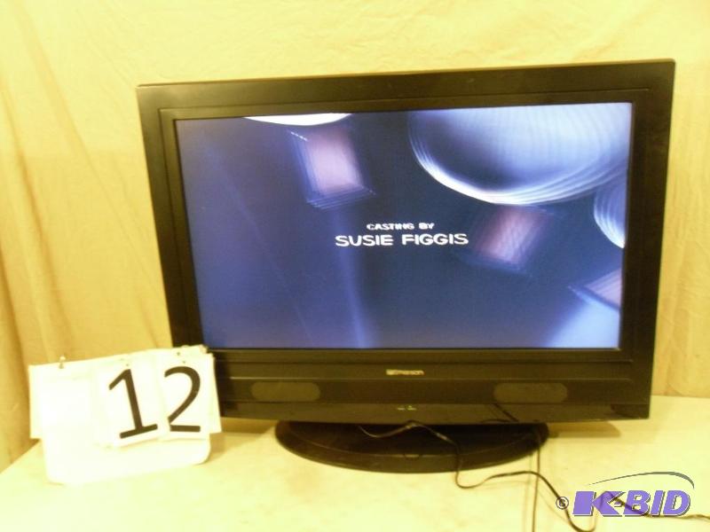 lot 12 image: Emerson 32" LCD TV. HD. HDMI Input. No r...