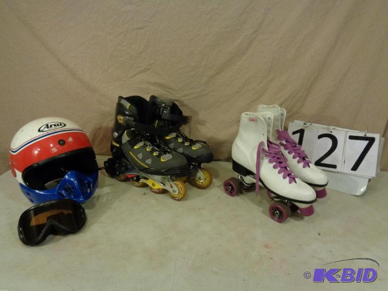 lot 127 image: Talon 6000 Size 11 Roller Blades, Vintage Ara...
