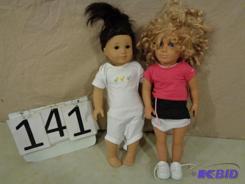 lot 141 image: American Girl Doll and Tolly Tot Doll....