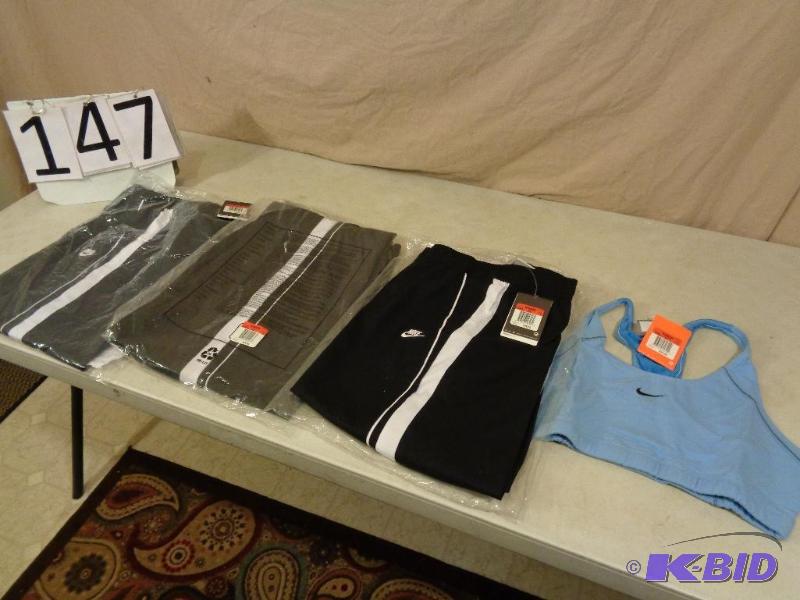 lot 147 image: Lot of NEW Womens Nike Athletic Wear. All siz...
