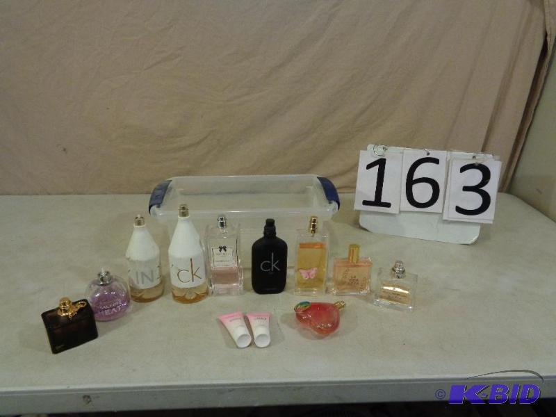 lot 163 image: Lot of Assorted Perfumes and More. Some full ...