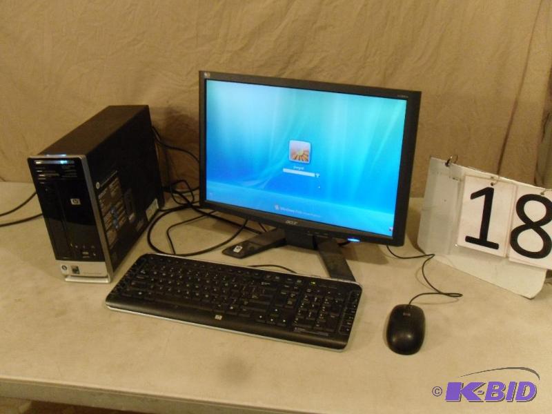 lot 18 image: HP Pavillion&nbspSlimline&nbspS3700F. AMD A...