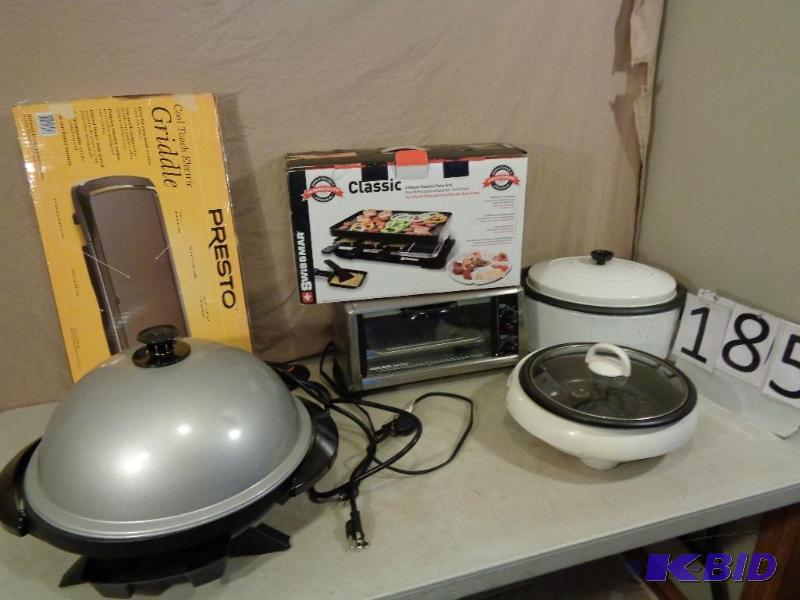lot 185 image: Lot of Kitchen Appliances. George Foreman, Sw...