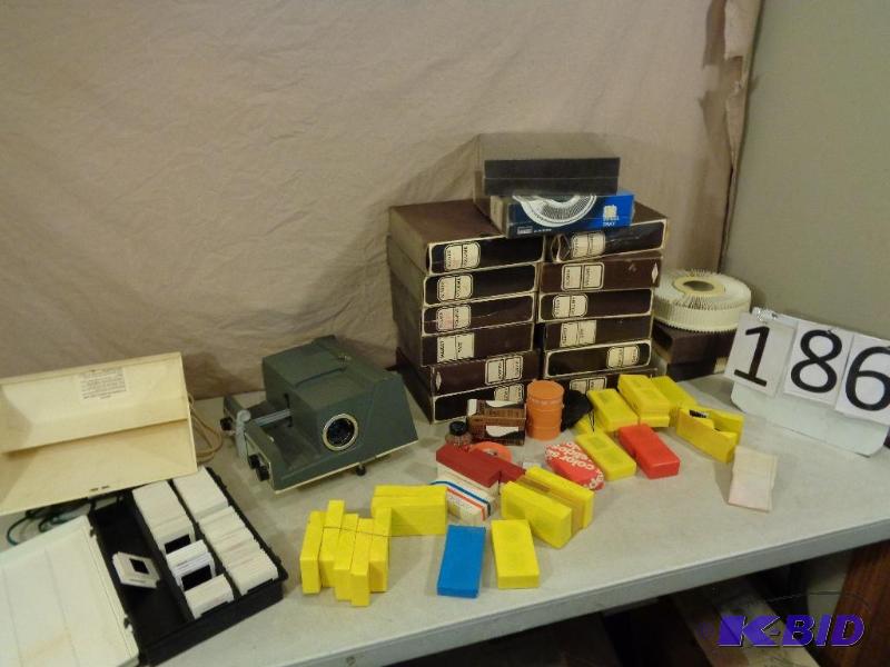 lot 186 image: Crestline Slide Viewer, Wheel Trays, and Tons...
