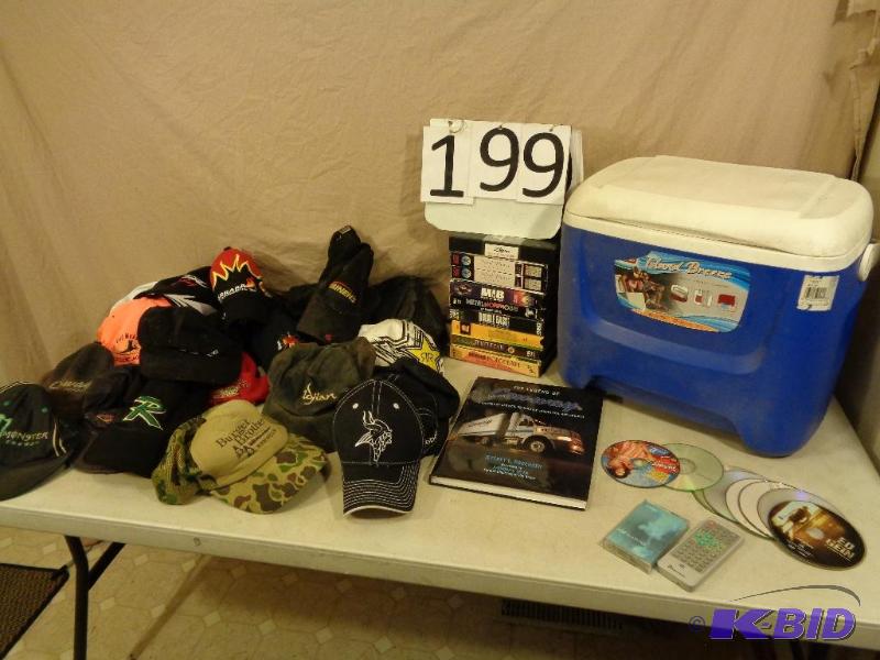 lot 199 image: Cooler, Blank CDs, Blank Dvds, Dvd Movies, H...