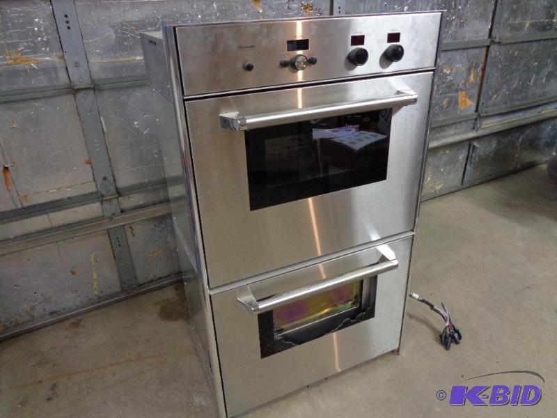 lot 1B image: Electric Stainless Steel Thermador&nbspDoubl...