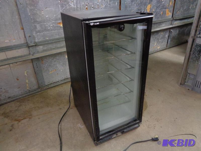 lot 1E image: U-Line Wine Refrigerator  Cooler. Model 15WC...