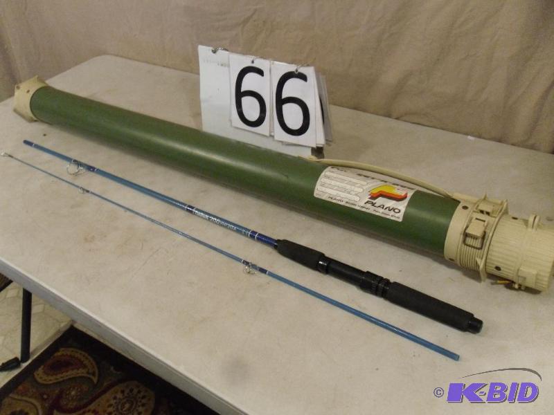lot 66 image: Daiwa 200 Series Rod and a Plano Rod Holder (...