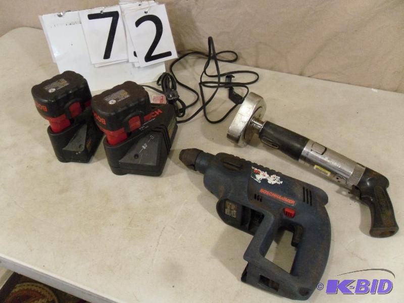 lot 72 image: 24 V Bosch Hammer Drill (matches lot 70). Mod...