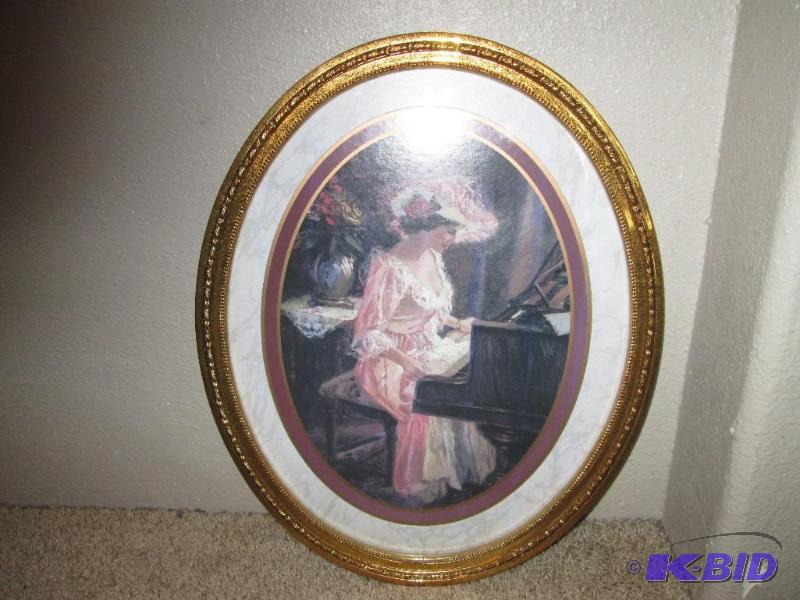 Oval Framed Picture