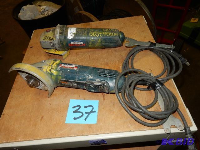 2 Bosch 4 12 in Grinders
