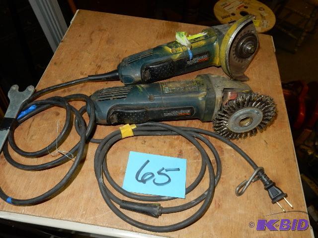 2, Bosch 4 12 in Grinders