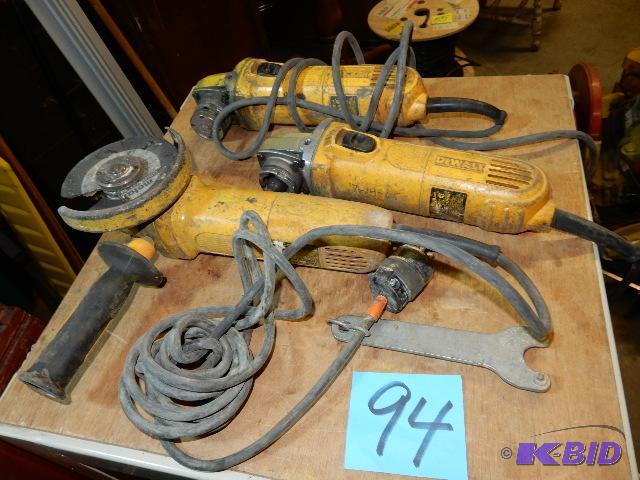 3, Dewalt 4 12 in Grinder Bodies